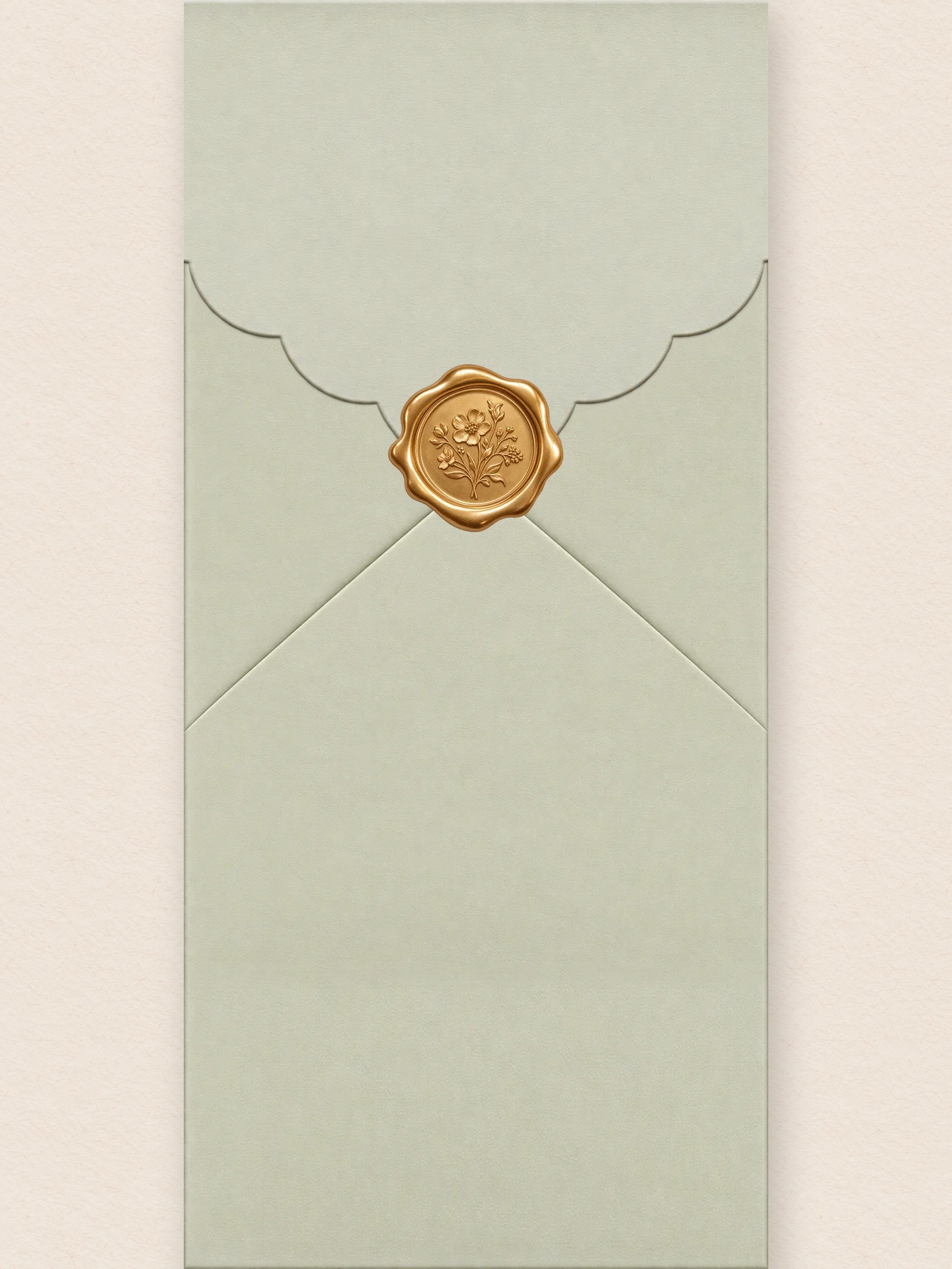 Bloom Letter invitation template cover